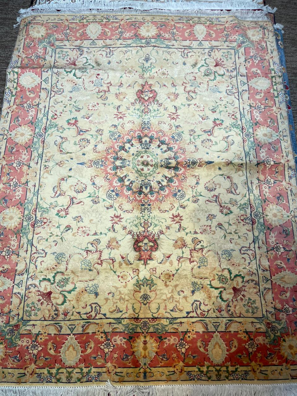 Premium Royal Tabriz Persian Handmade Rug – 5x7 Feet Fine Quality Decorative Carpet