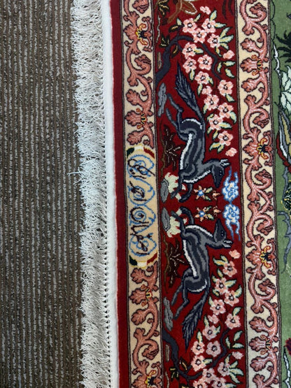 Authentic Isfahan Shikargah Carpet – Handmade Persian Hunting Design