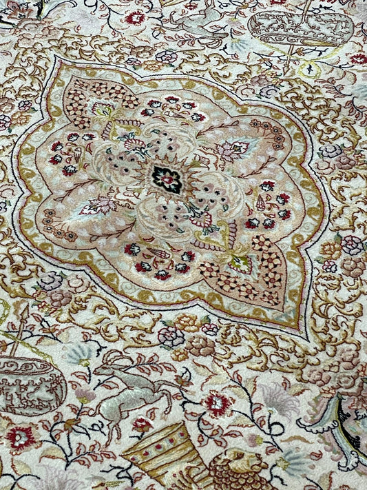 Royal Tabriz Persian Rug – 5x7 Feet Fine Quality High Handmade Carpet