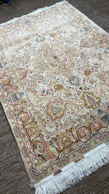 Royal Tabriz Persian Rug – 5x7 Feet Fine Quality High Handmade Carpet