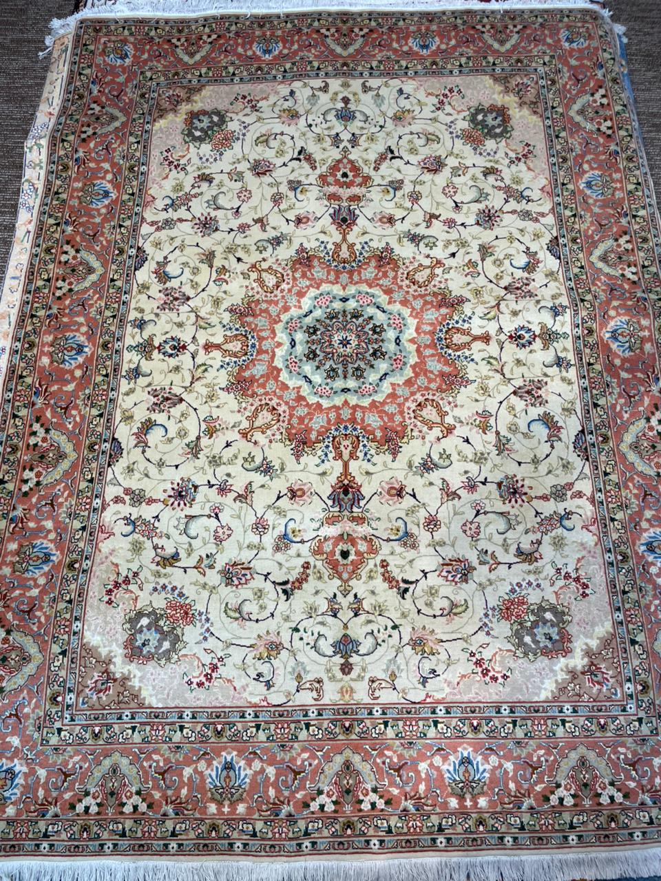Handmade Royal Tabriz Persian Carpet – 5x7 Feet Fine Quality Luxury Rug