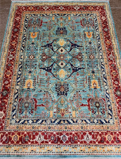 Authentic Afghan Handmade Rug – Hand-Knotted Pure Wool Luxury Carpet