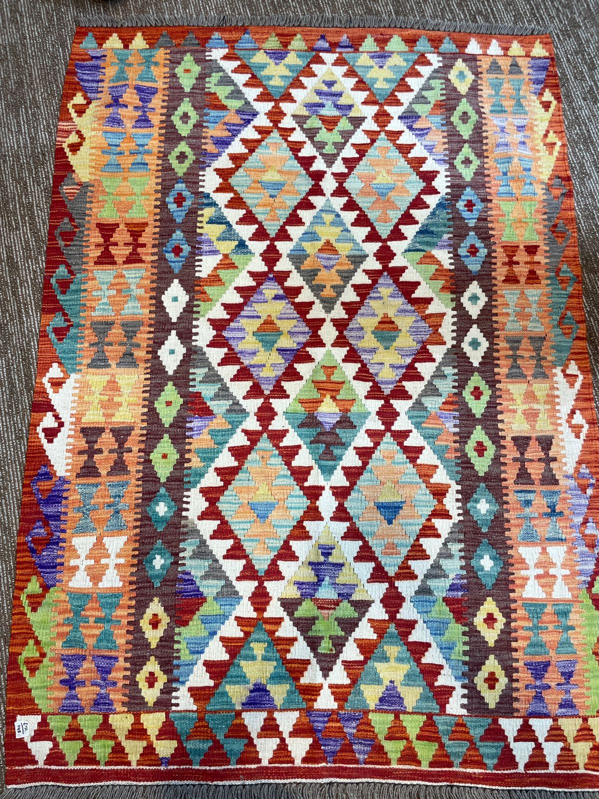 Keylom Afghan Double-Sided Rug – 5x7 Feet Fine Quality Handmade Carpet