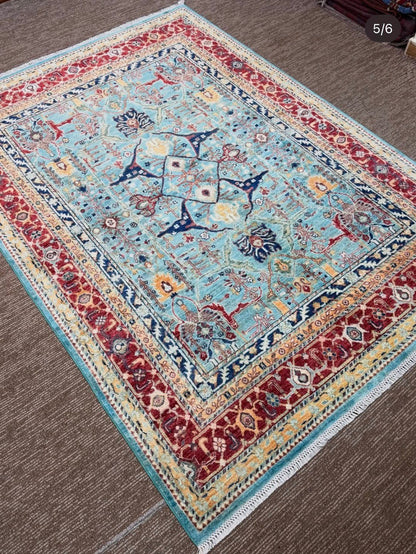 Authentic Afghan Handmade Rug – Hand-Knotted Pure Wool Luxury Carpet