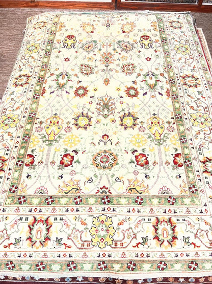 Turkman Heritage Wool Rug – 6x8 ft Handmade
