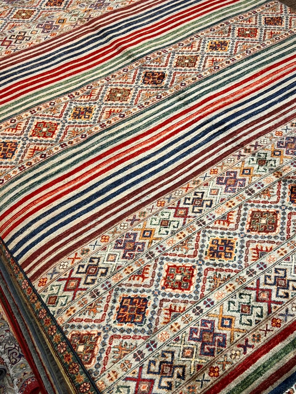 Artisan Turkman Family Carpet – 6x8 ft Wool