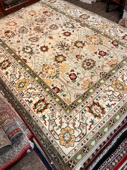 Turkman Heritage Wool Rug – 6x8 ft Handmade