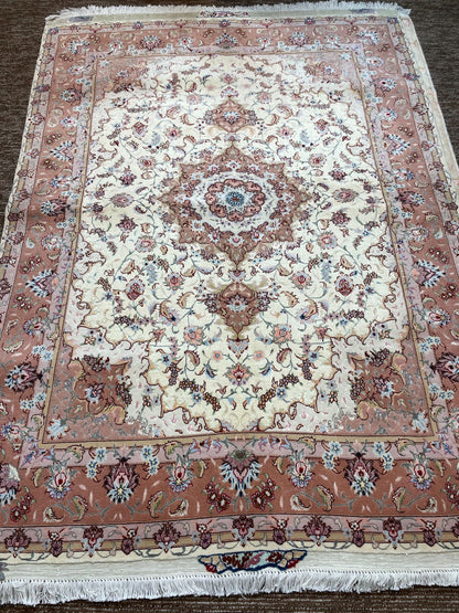 Royal Tabriz Persian Rug 5x7 ft – Fine Quality High Handmade Carpet