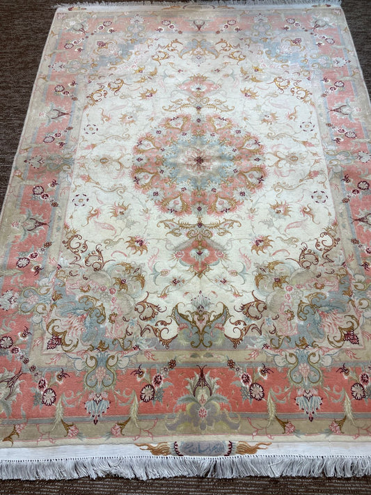 Royal Tabriz 5x7 ft Hand-Knotted Persian Rug – Fine Quality Luxury Carpet
