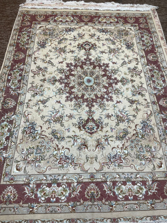 Royal Tabriz Handmade Persian Rug – 5x7 Feet Fine Quality Luxury Carpet