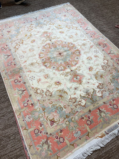 Royal Tabriz 5x7 ft Hand-Knotted Persian Rug – Fine Quality Luxury Carpet