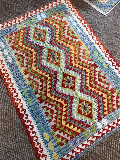 Keylom Afghan Handmade Double-Sided Rug – 5x7 Feet Premium Quality Carpet