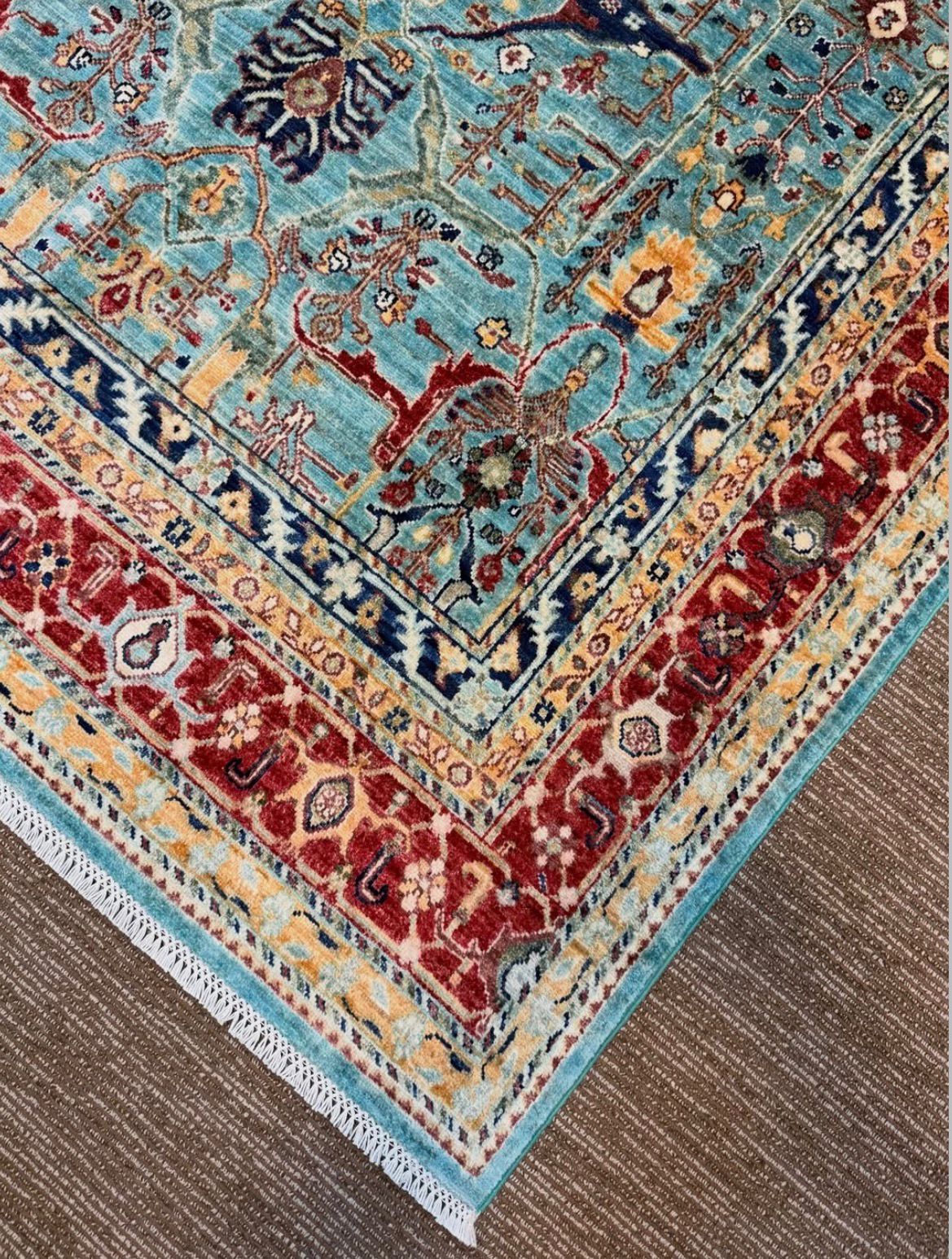Authentic Afghan Handmade Rug – Hand-Knotted Pure Wool Luxury Carpet