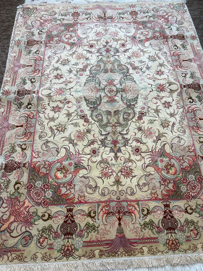 Royal Tabriz 5x7 Ft Handmade Persian Rug – Premium Fine Quality Carpet