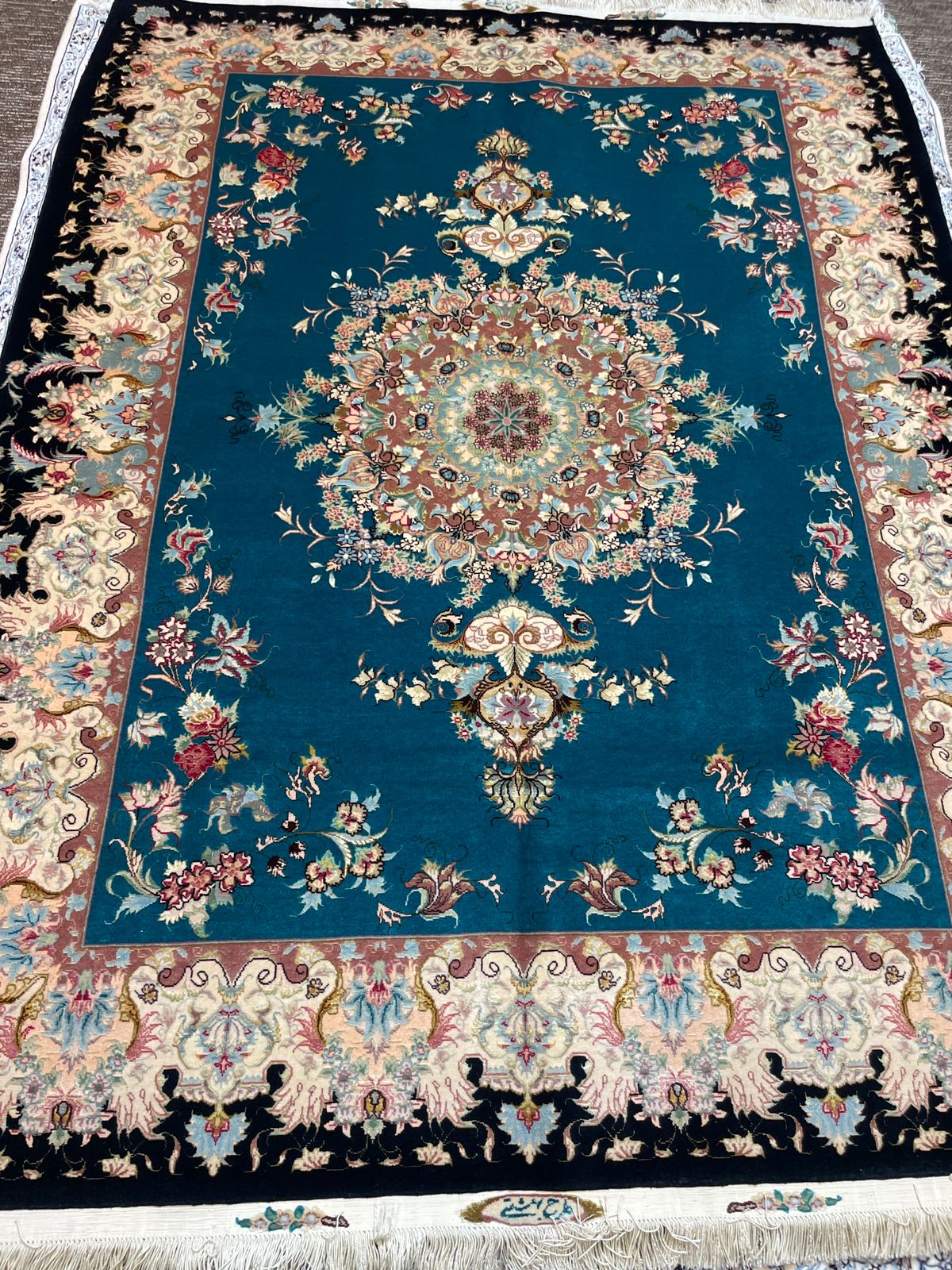 Salary Tabriz Handmade Persian Rug – 5x7 Feet Fine Quality Luxury Carpet