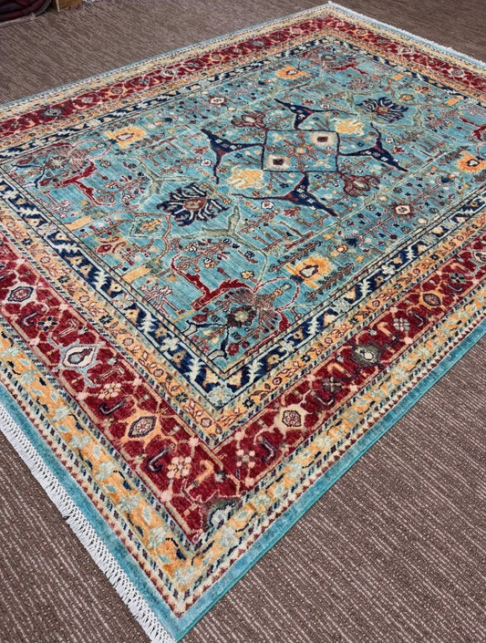 Authentic Afghan Handmade Rug – Hand-Knotted Pure Wool Luxury Carpet