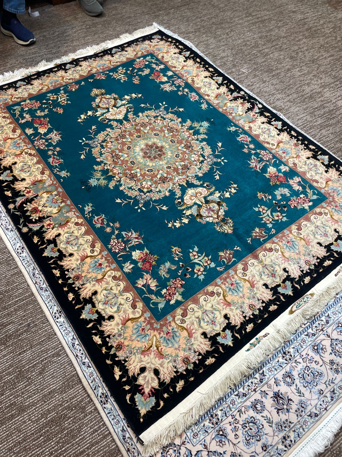 Salary Tabriz Handmade Persian Rug – 5x7 Feet Fine Quality Luxury Carpet