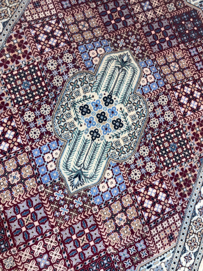 Naheem Persian Rug 6x4 Feet – Fine Quality Handmade Carpet with Natural Colours