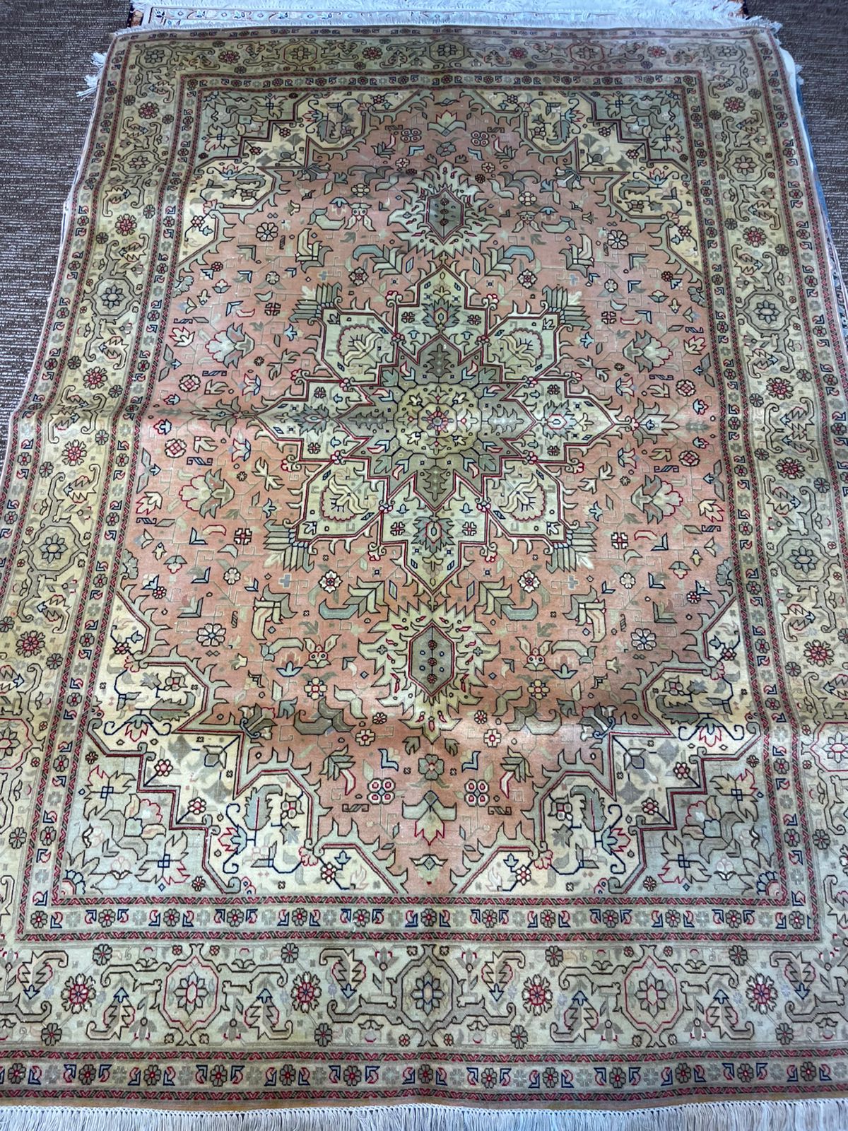 Hariz Tabriz Persian Rug – 5x7 Feet Fine Quality High Handmade Carpet