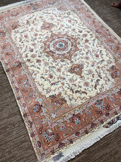 Royal Tabriz Persian Rug 5x7 ft – Fine Quality High Handmade Carpet